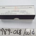 1989-018/001a-d - Syringe, Medical